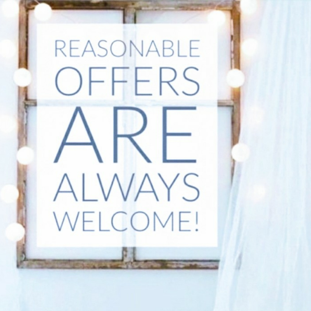 Reasonable offers are always welcome!